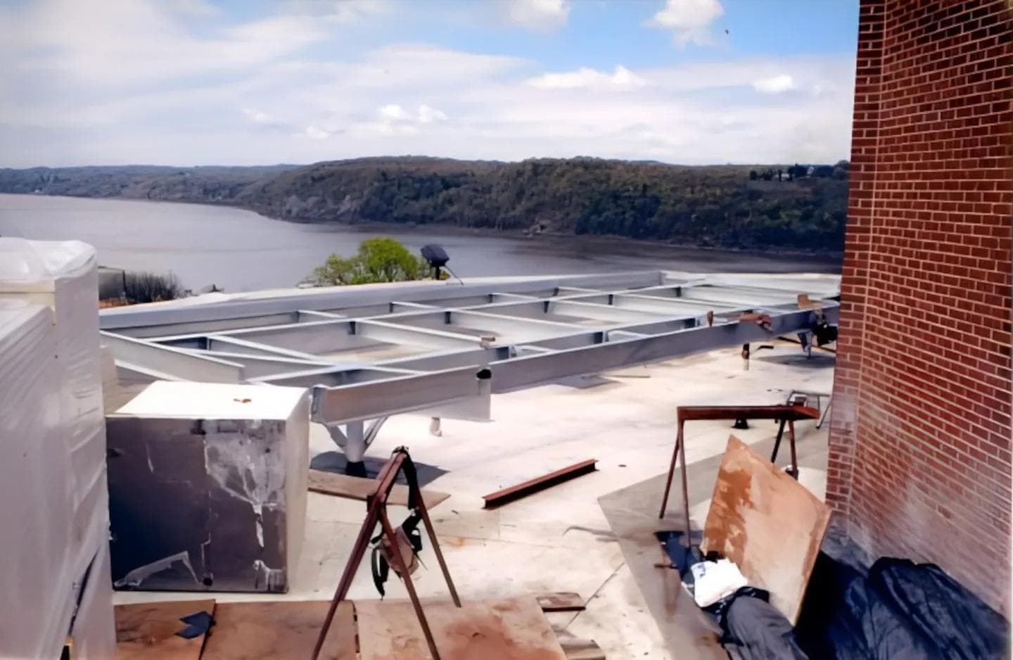 Dunnage structural steel installation at Vassar Hospital in Poughkeepsie, NY.