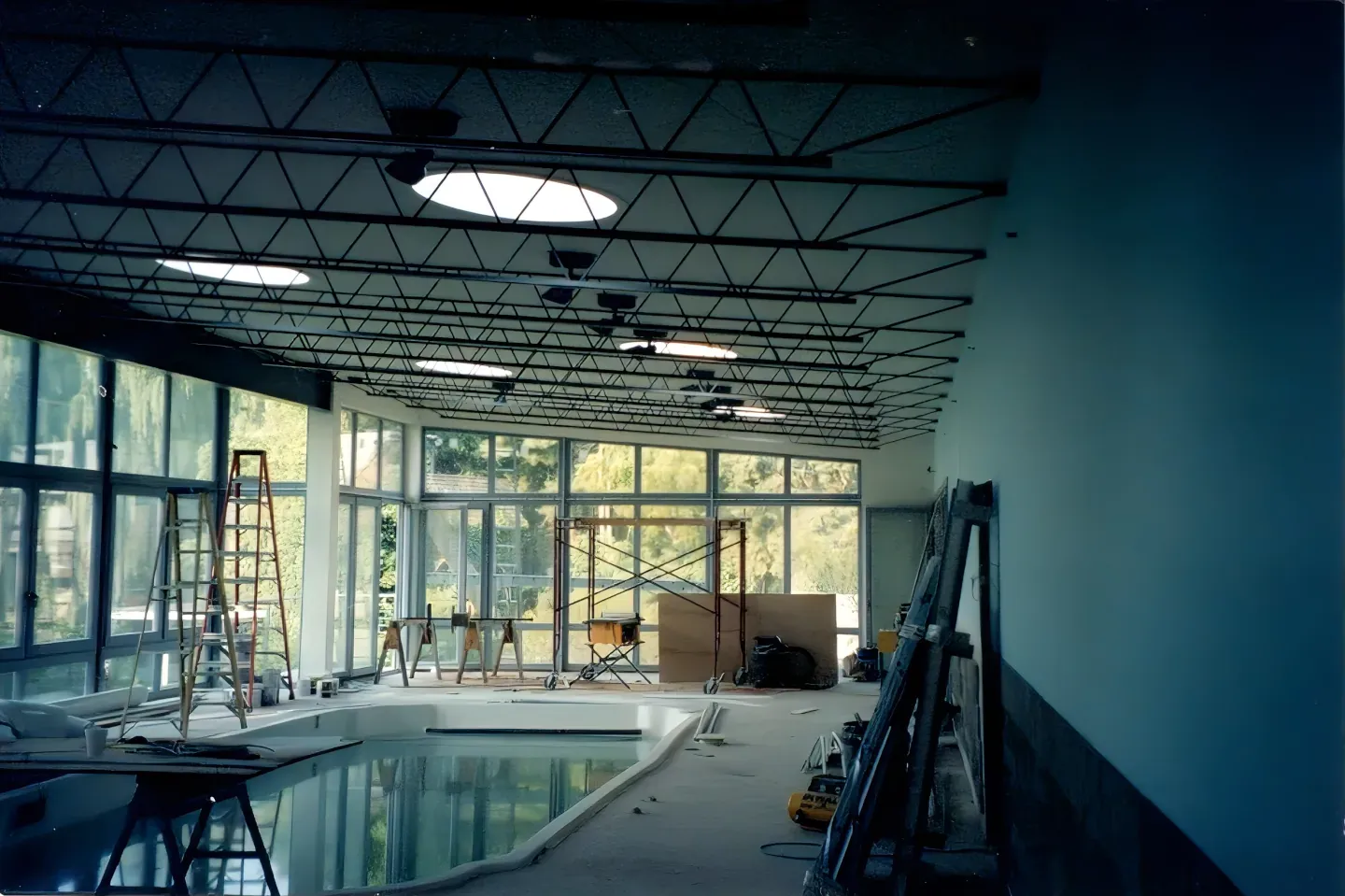 Pool Struct Framing Steel Joists & Beams | Beacon Pool Enclosure